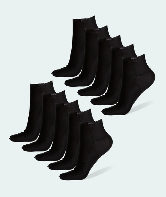 Polymer Anti Blister Short Liner Socks – Value Pack (10 Pairs)